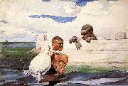 Winslow Homer The Turtle Pound oil on canvas